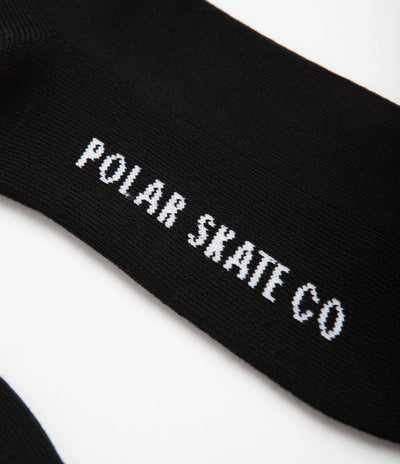 Polar Face Socks - Black