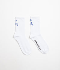 Polar Face Socks - White