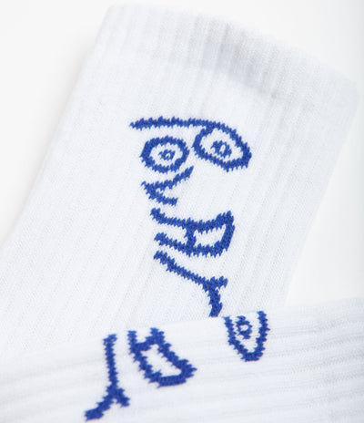 Polar Face Socks - White