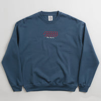 Polar Faces Dave Crewneck Sweatshirt - Grey Blue thumbnail