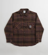 Polar Flannel Mike Shirt - Brown / Mauve