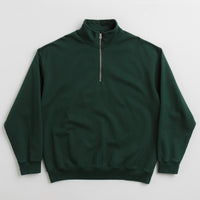 Polar Frankie Half Zip Sweatshirt - Dark Emerald thumbnail