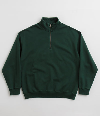 Polar Frankie Half Zip Sweatshirt - Dark Emerald