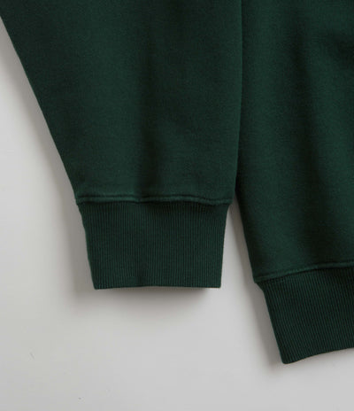 Polar Frankie Half Zip Sweatshirt - Dark Emerald