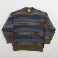 Polar George Sweatshirt - Blue Green Stripe thumbnail