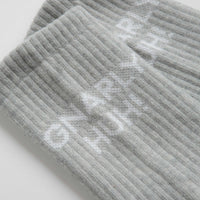 Polar Gnarly Huh Socks - Heather Grey thumbnail