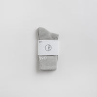 Polar Gnarly Huh Socks - Heather Grey thumbnail