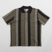 Polar Herringbone Jacques Polo Shirt - Khaki Green thumbnail