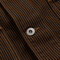 Polar Hickory Stripe Ezra Jacket - Rust thumbnail