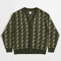 Polar Houndstooth Louis Cardigan - Green thumbnail