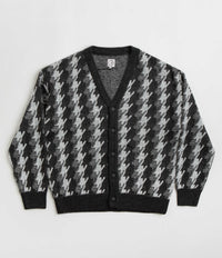 Polar Houndstooth Louis Cardigan - Grey