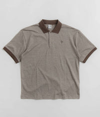 Polar Illusion Surf Polo Shirt - Brown