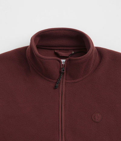 Polar Ivan Half Zip Sweatshirt - Wine