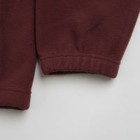 Polar Ivan Half Zip Sweatshirt - Wine thumbnail