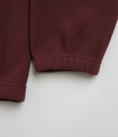 Polar Ivan Half Zip Sweatshirt - Wine