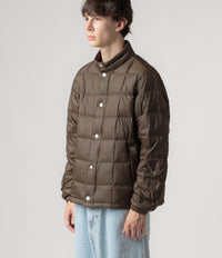 Polar Lightweight Puffer Jacket - Brown | Flatspot