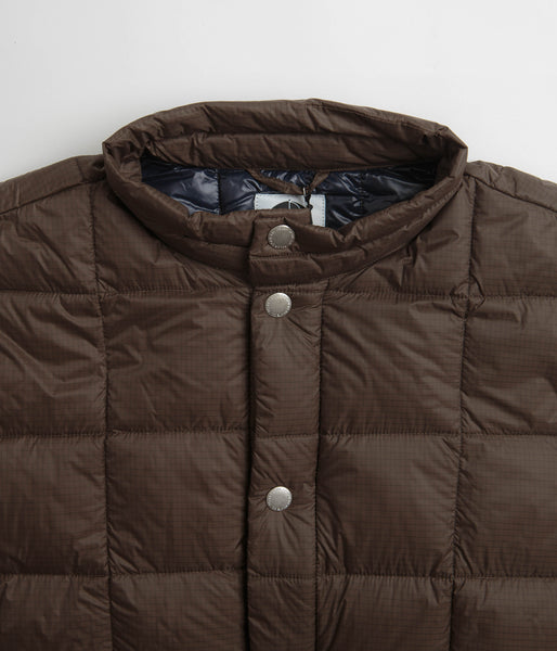 Polar Lightweight Puffer Jacket - Brown | Flatspot