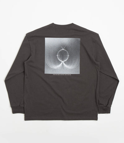 Polar Magnetic Field Long Sleeve T-Shirt - Dirty Black