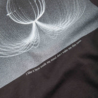 Polar Magnetic Field Long Sleeve T-Shirt - Dirty Black thumbnail