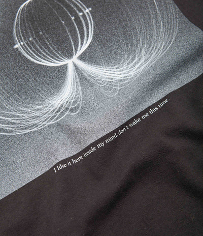 Polar Magnetic Field Long Sleeve T-Shirt - Dirty Black