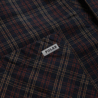 Polar Mitchell Flannel Shirt - Navy / Brown thumbnail