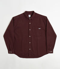 Polar Mitchell Herringbone Shirt - Wine