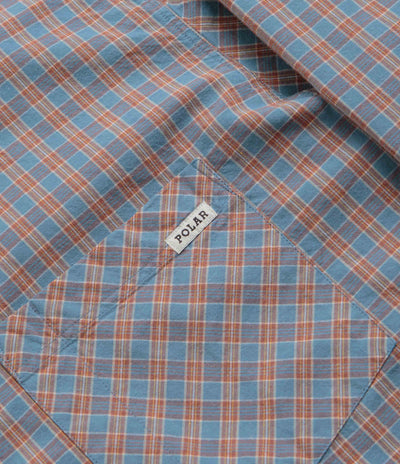 Polar Mitchell Shirt - Blue / Rust