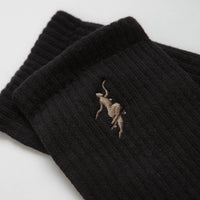 Polar No Comply Socks - Black / Brown thumbnail