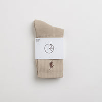 Polar No Comply Socks - Sand / Brown thumbnail