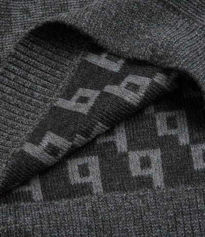 Polar P Pattern George Sweatshirt - Grey