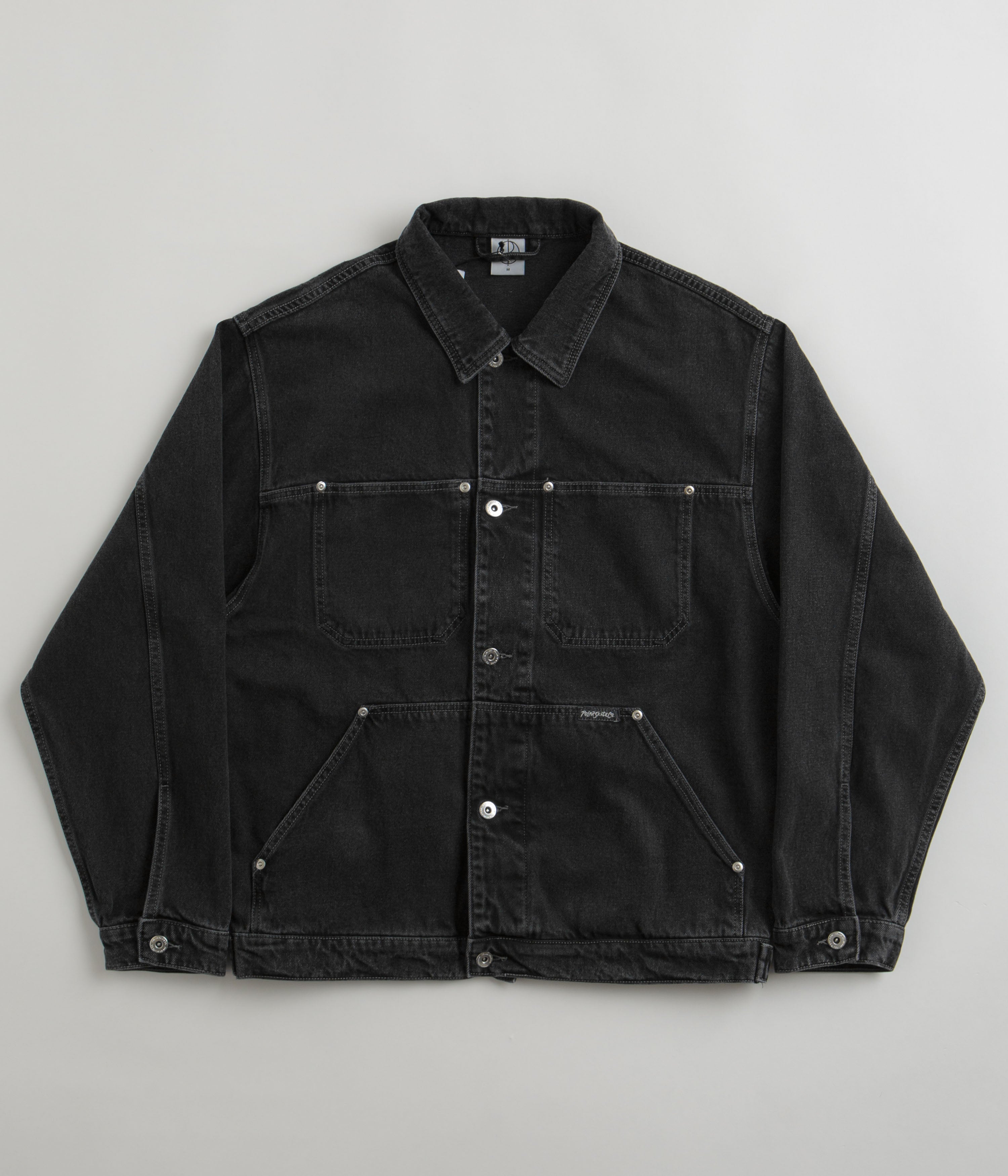 Polar Patrik Denim Jacket - Silver Black | Flatspot