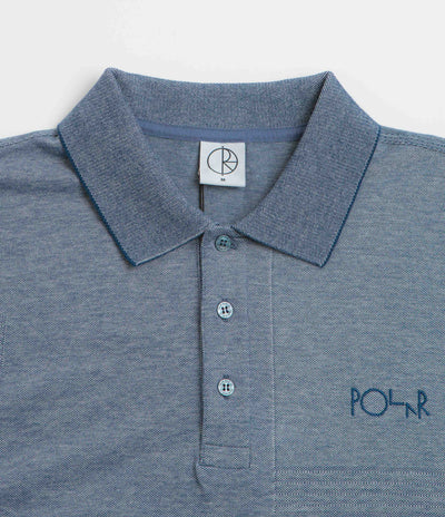 Polar Pique Surf Polo Shirt - Heather Blue