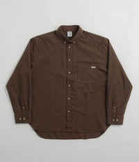 Polar Poplin Ben Shirt - Brown