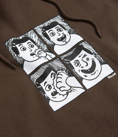 Polar Punch Dave Hoodie - Brown