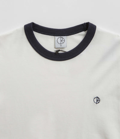 Polar Ringer T-Shirt - Cloud White / Navy