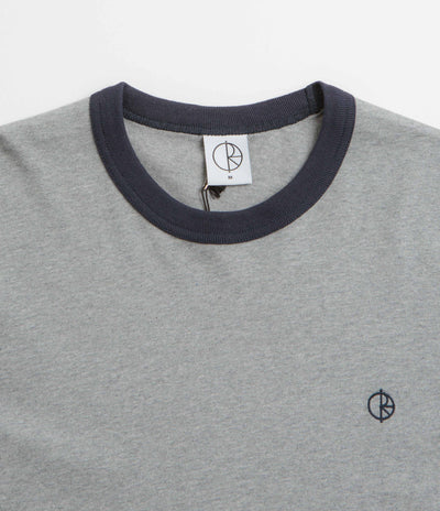 Polar Ringer T-Shirt - Heather Grey / Navy / Navy