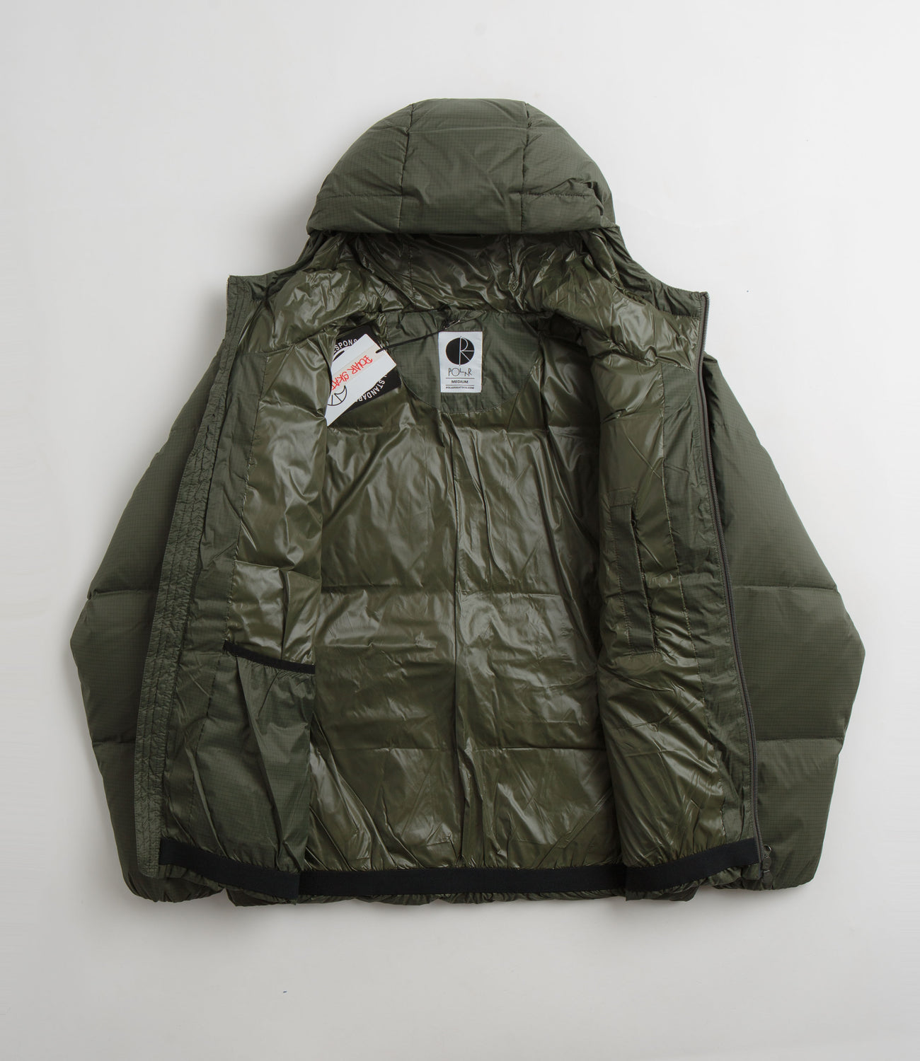 Polar Ripstop Soft Puffer Jacket - Grey Green | Flatspot