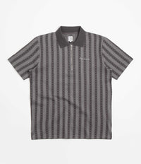 Polar Road Zip Polo Shirt - Graphite