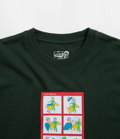 Polar Safety on Board T-Shirt - Dark Green