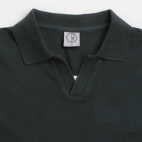 Polar Serge Long Sleeve Polo Shirt - Black thumbnail