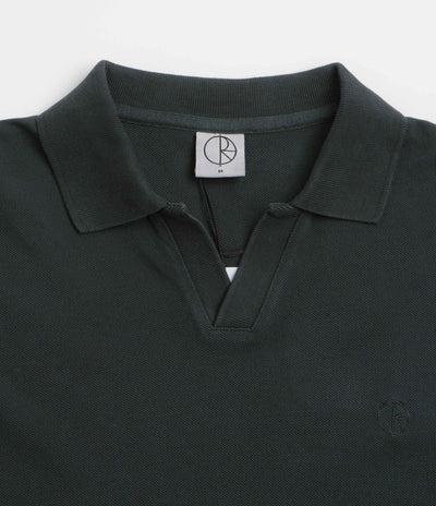 Polar Serge Long Sleeve Polo Shirt - Black