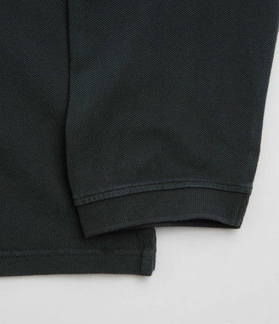 Polar Serge Long Sleeve Polo Shirt - Black