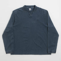 Polar Serge Long Sleeve Polo Shirt - Blue thumbnail