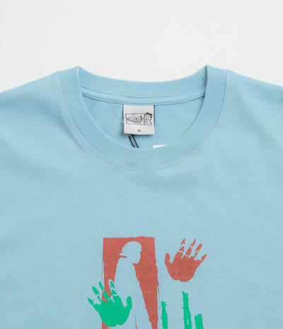 Polar Sitting Hands T-Shirt - Sky Blue