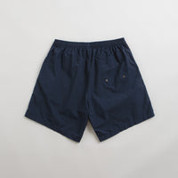 Polar Square Stripe Swim Shorts - Navy / Orange thumbnail