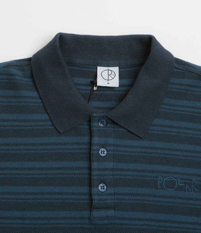 Polar Stripe Surf Polo Shirt - Neptune Blue