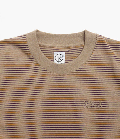 Polar Stripe Surf T-Shirt - Camel