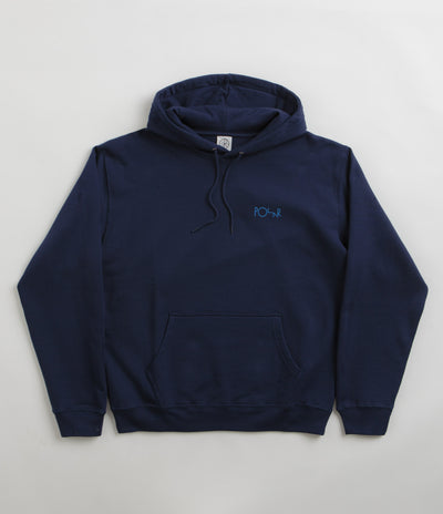 Polar Stroke Logo Dave Hoodie - Dark Blue