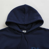 Polar Stroke Logo Dave Hoodie - Dark Blue thumbnail