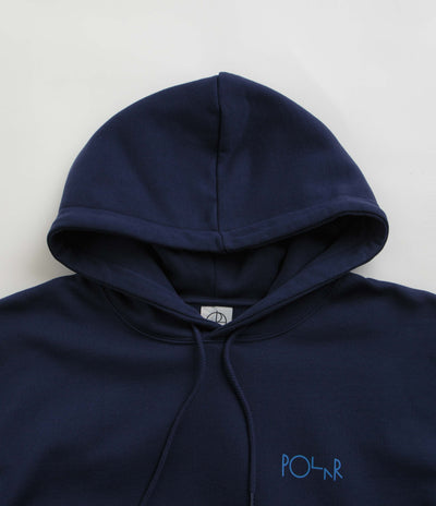 Polar Stroke Logo Dave Hoodie - Dark Blue